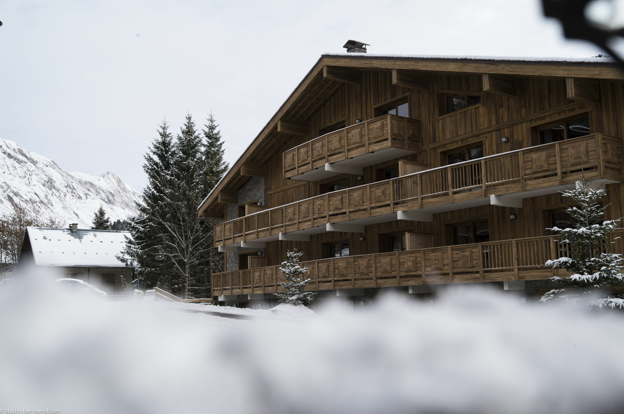 Mgm Hotels & Residences - Residence Le Roc Des Tours Le Grand-Bornand Eksteriør billede